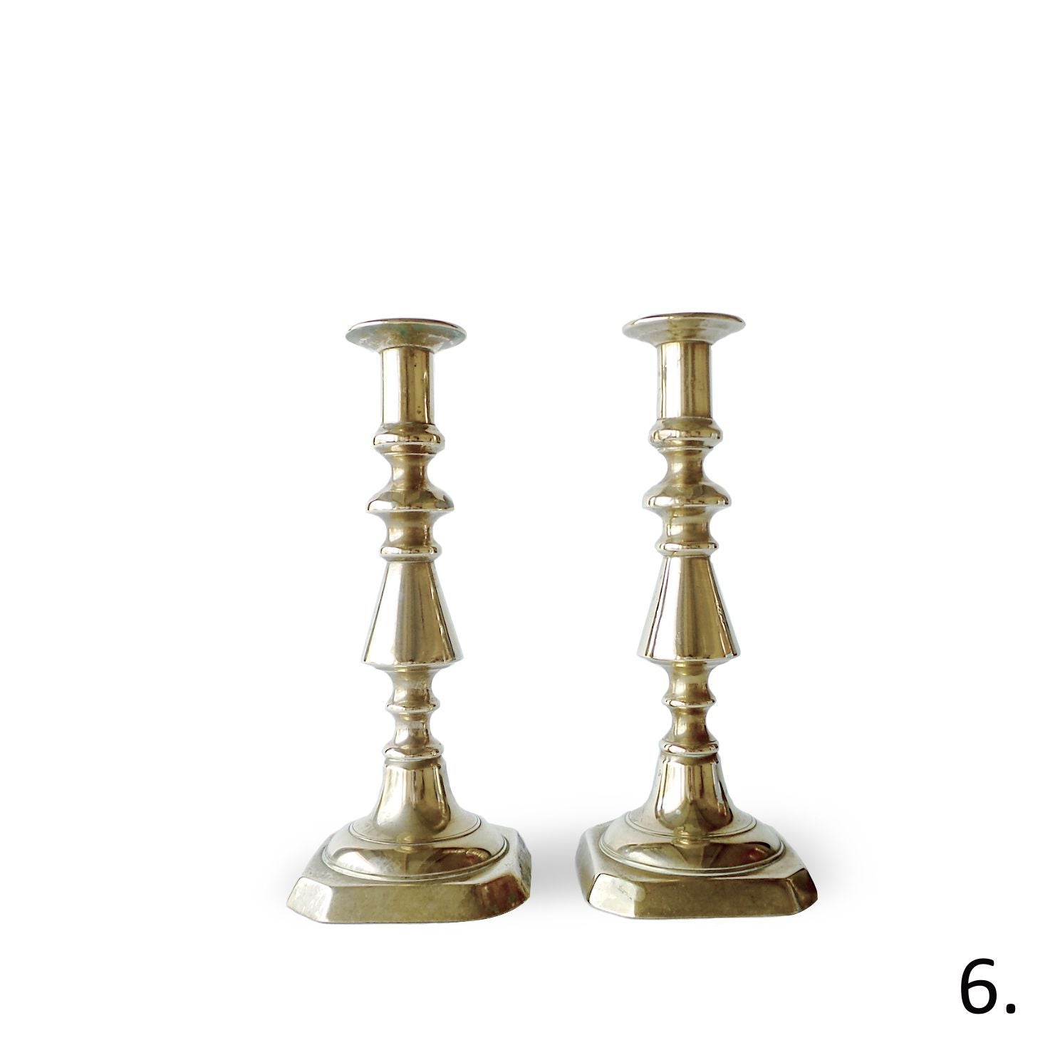 Antique Brass Candlesticks (Assorted)